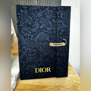 DIOR blue velvet journal